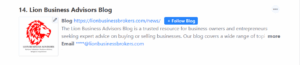 ion Business Advisors Blog has been ranked #14 on FeedSpot’s list of the Top 80 